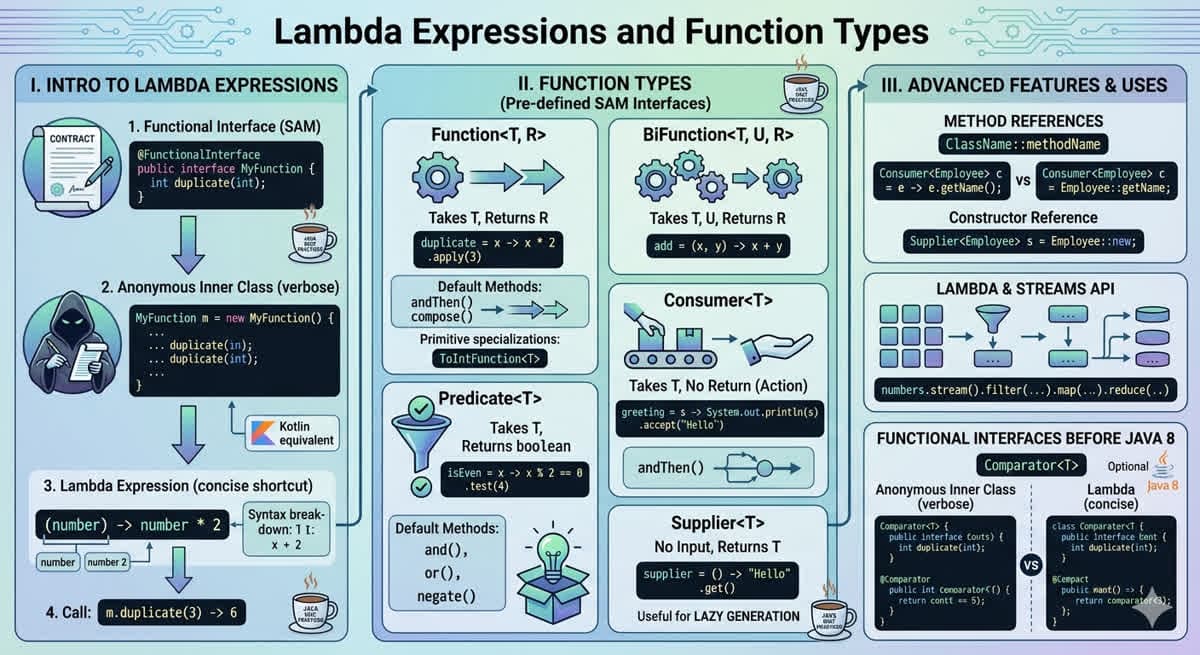 Lambda expressions and function types