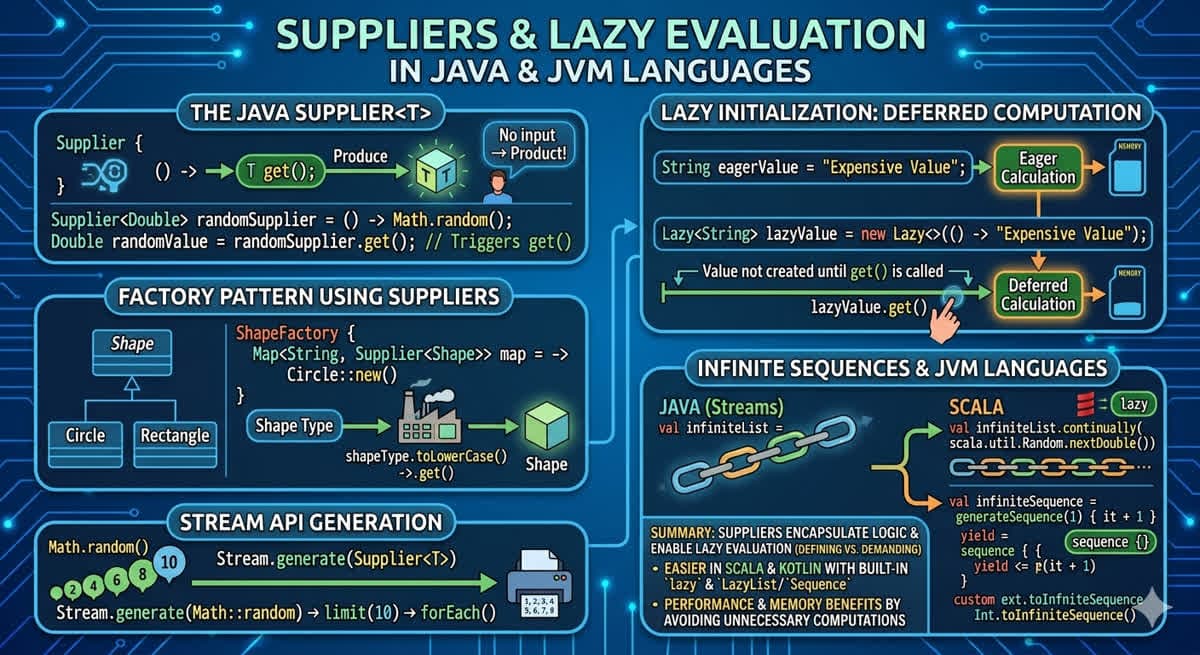 Suppliers and Lazy Evaluation
