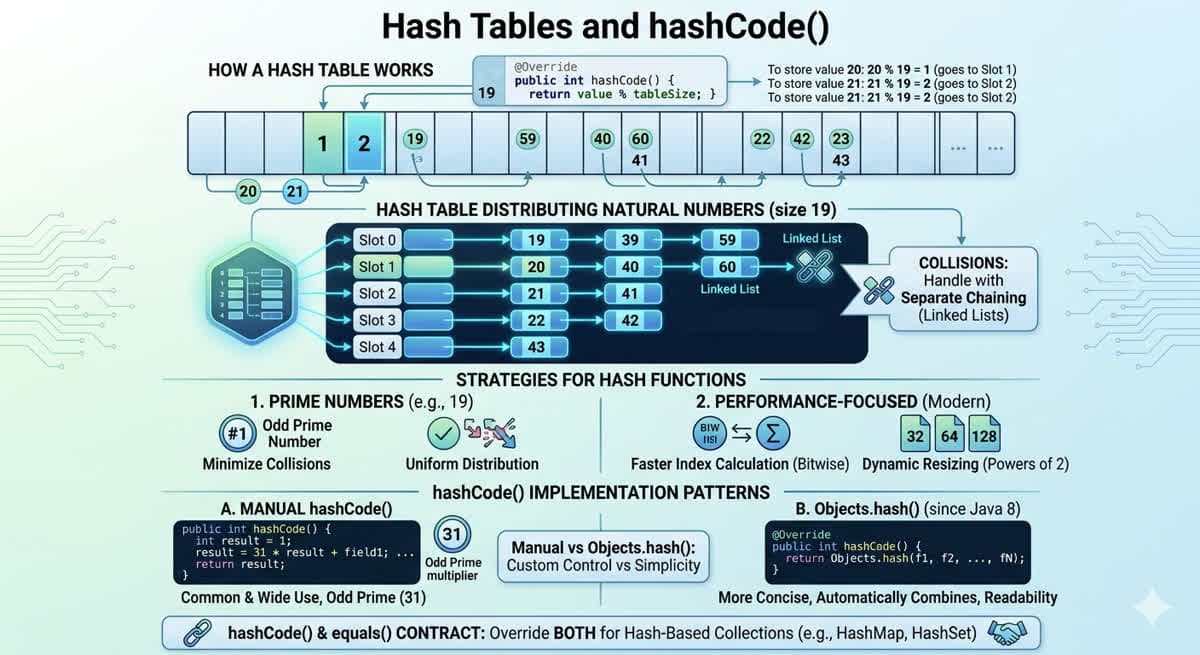 Hash Tables and hashCode()